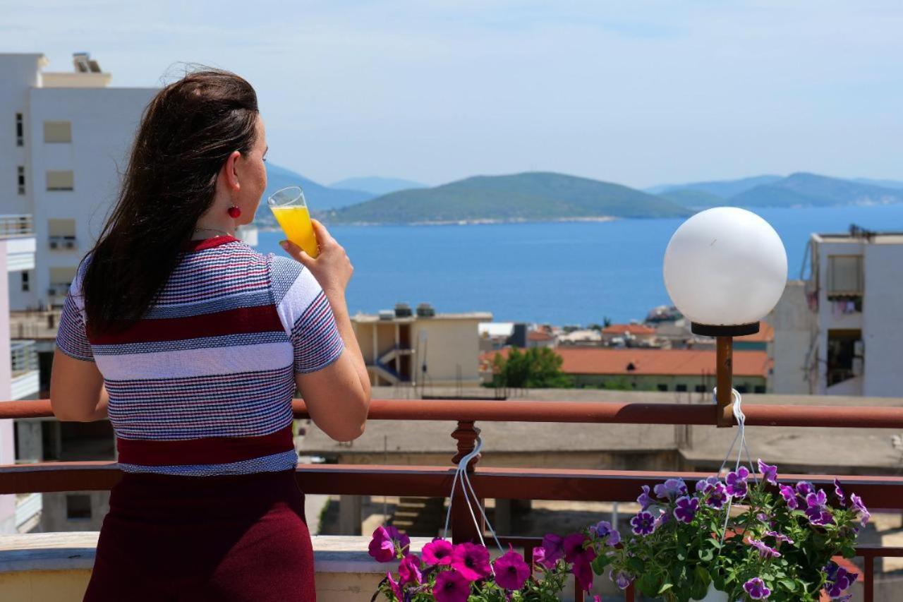 Hotel Eden Sarande Bagian luar foto